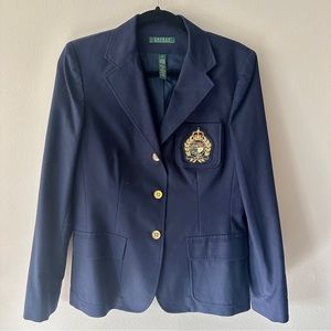 Ralph Lauren Crest Blazer. New without tags.